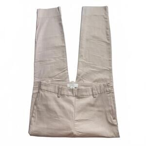 H&M Women Size 4 Pink Trousers Y2K Business Casual Low Rise Straight Fit